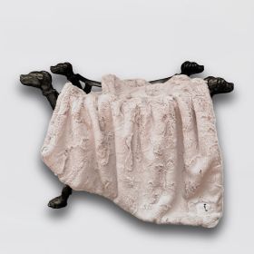 Cuddle Dog Blankets (Color: Latte, size: LG)
