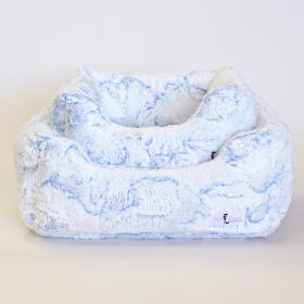 Whisper Dog Bed (Color: Baby Blue, size: LG)