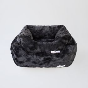 Bella Dog Bed (Color: Black, size: SM)