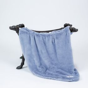 Big Baby Blankets (Color: Baby Blue, size: Throw)